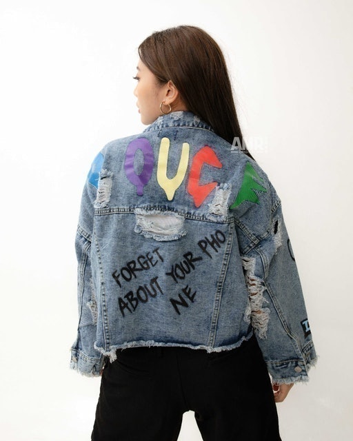 AMR Original Blue Denim Ripped - Pouce 296