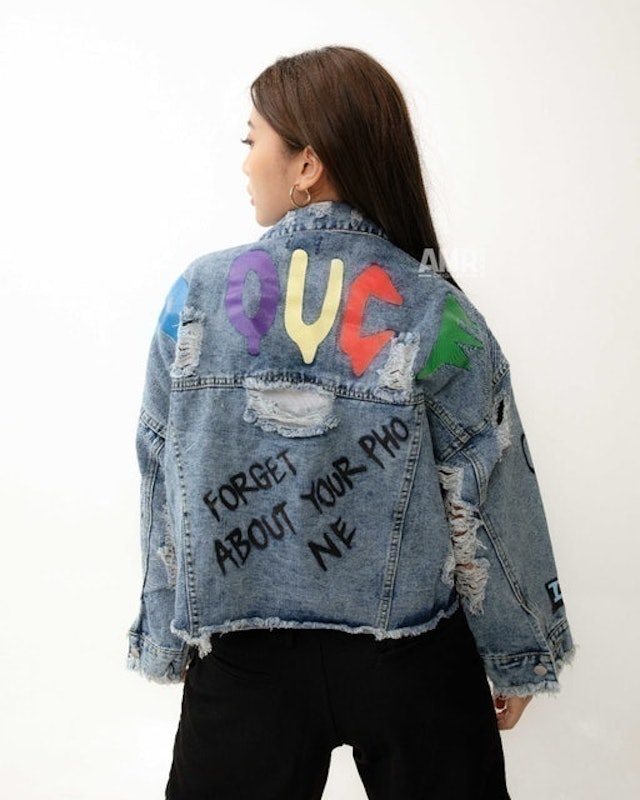 Blue Denim Ripped - Pouce 296 2