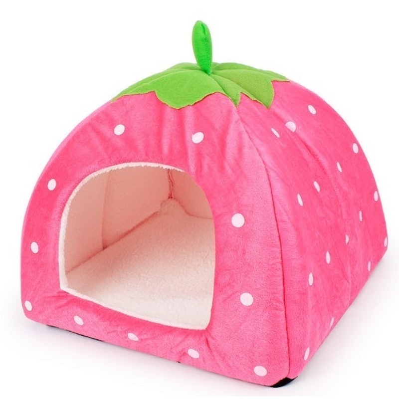 Foldable Strawberry Bed Pet 2