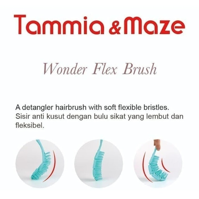 Antibacterial Paddle Wonder Flex Hair Brush 5