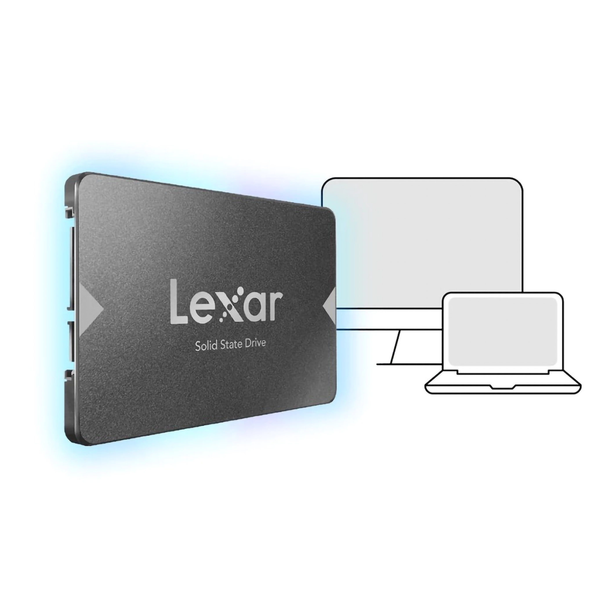 Lexar® NS100 2.5” SATA III (6Gb/s) SSD 256GB