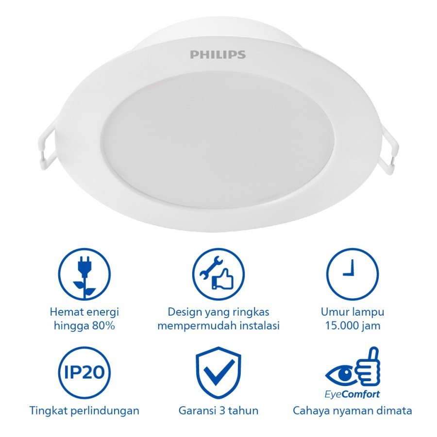 Philips Electronics Nederland B.V. Philips Radiantline LED Downlight 10W Cool Daylight  DL190B D125 