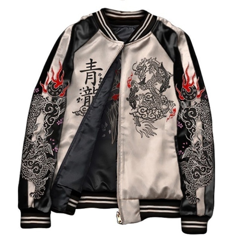 X Urband Absolute Jaket Sukajan Embroidery Two In One 2