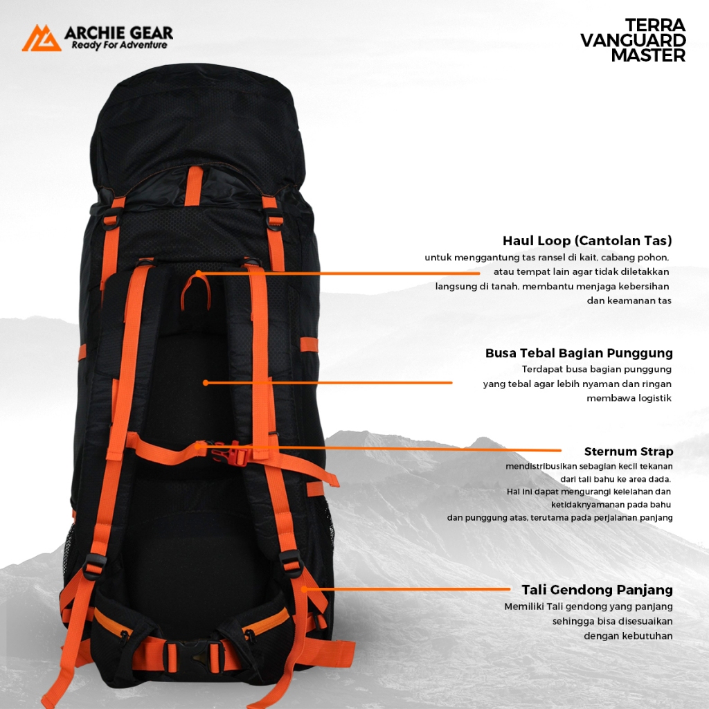  Archie Gear Terra Vanguard Master Carier 80L Series
