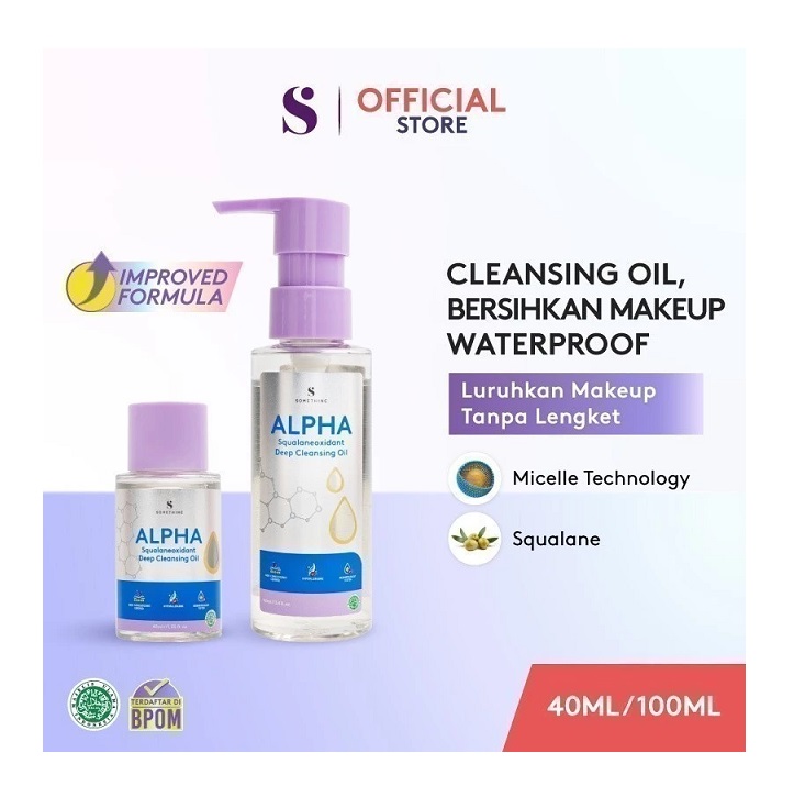 Royal Pesona Indonesia  SOMETHINC Alpha Squalaneoxidant Deep Cleansing Oil