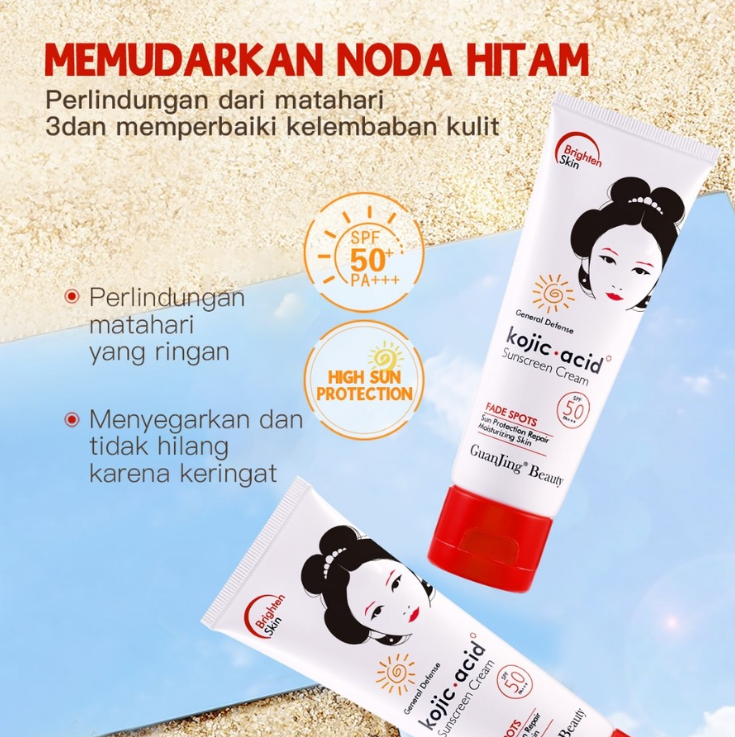  GUANJING Kojic Acid Sunscreen Cream SPF50 PA++++