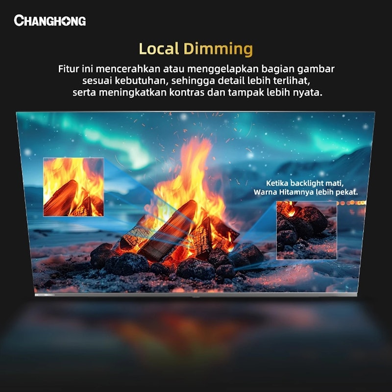 Changhong QD Mini LED TV 4K New Generation M55QN9S1