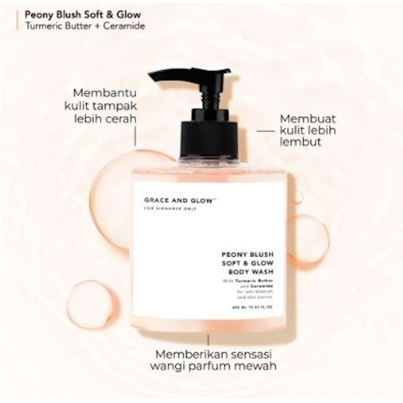 Grace and Glow Peony Blush Soft & Glow Body Wash 4