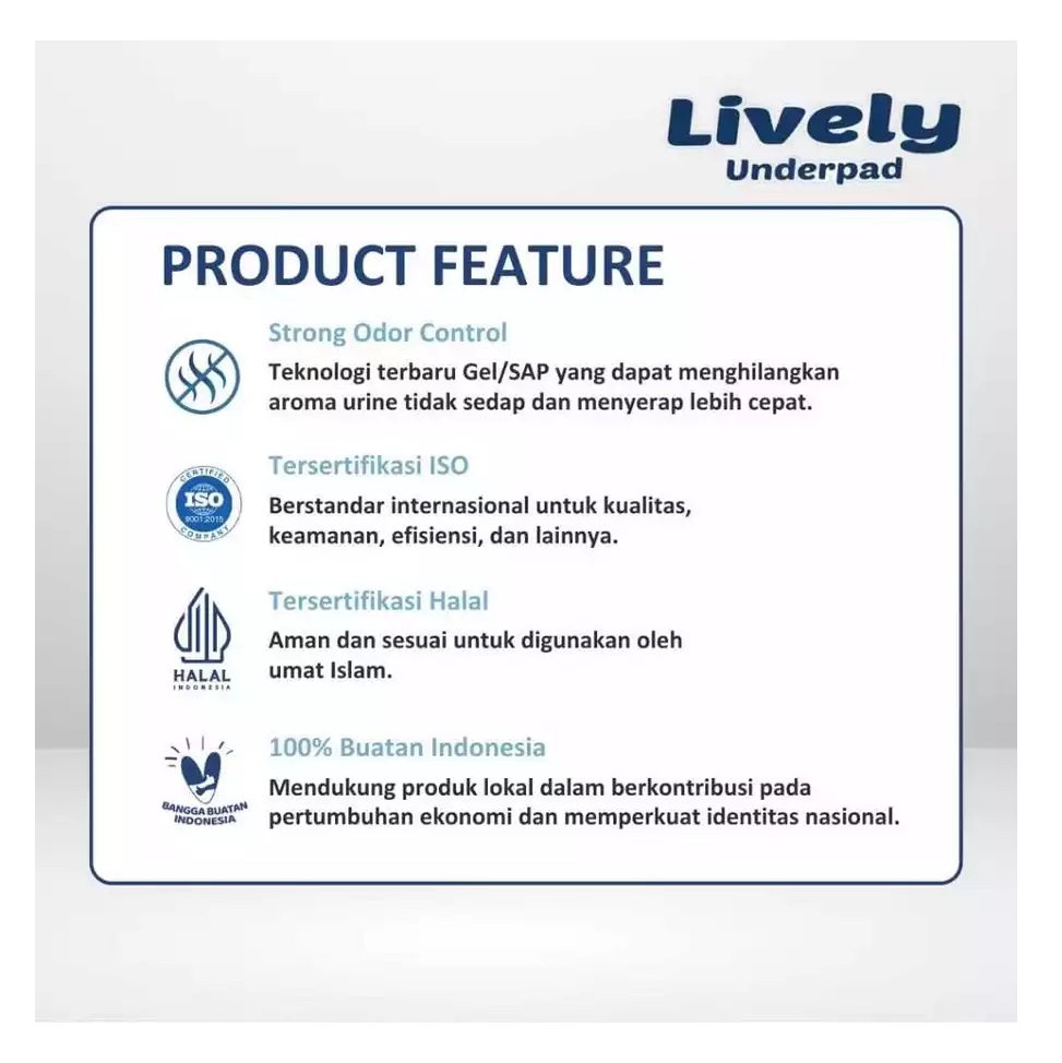 Lively Underpad 60 X 90 Cm 3