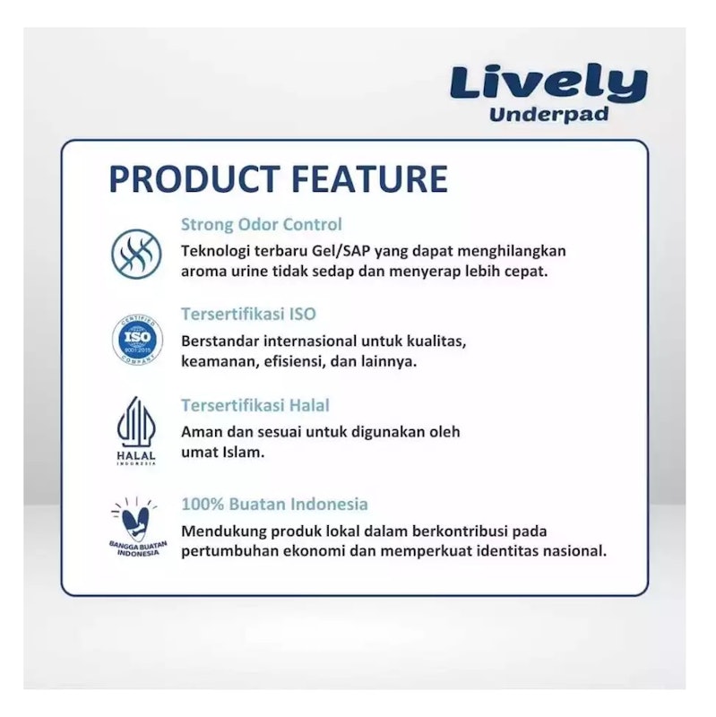 Lively Underpad 60 X 90 Cm 3