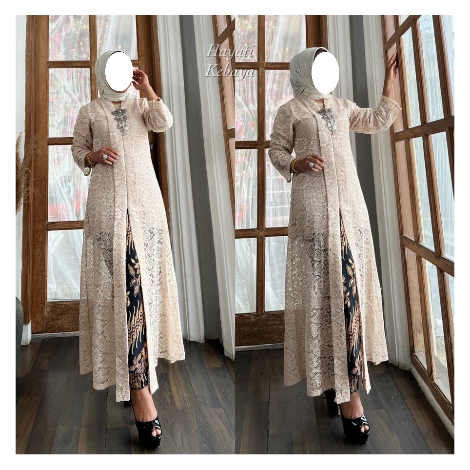  Setelan Kebaya Modern Long Tunik Model FLoy
