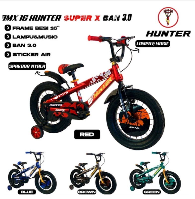 Hunter BMX Super X Ban 3.0 4