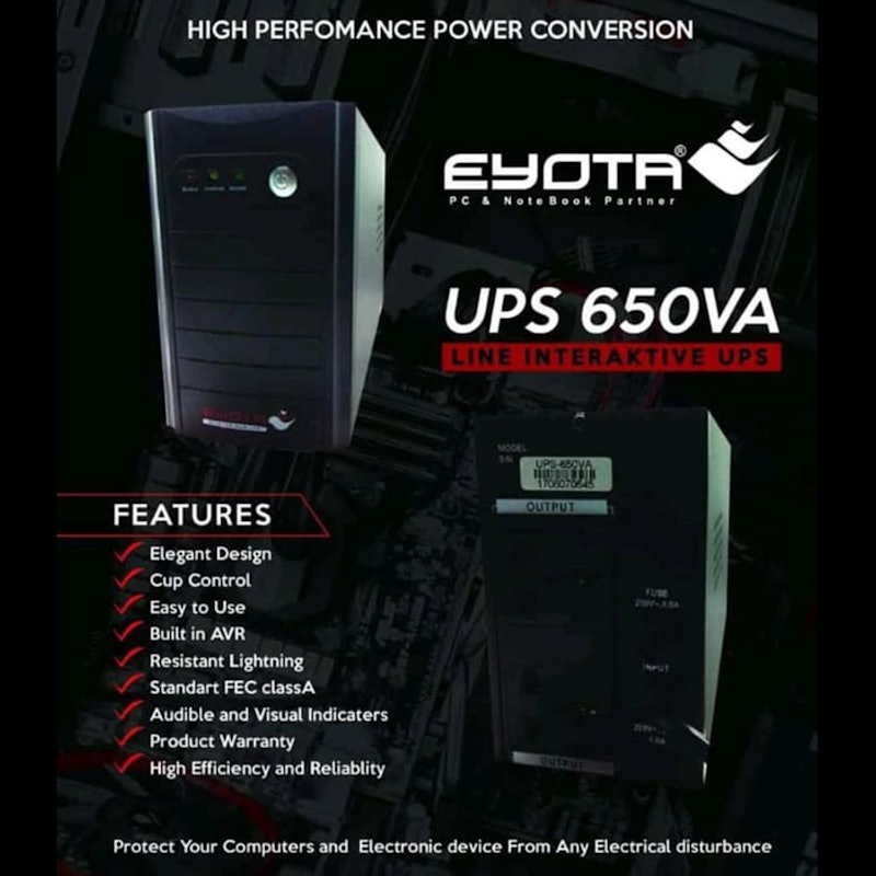 EYOTA UPS-650VA 4