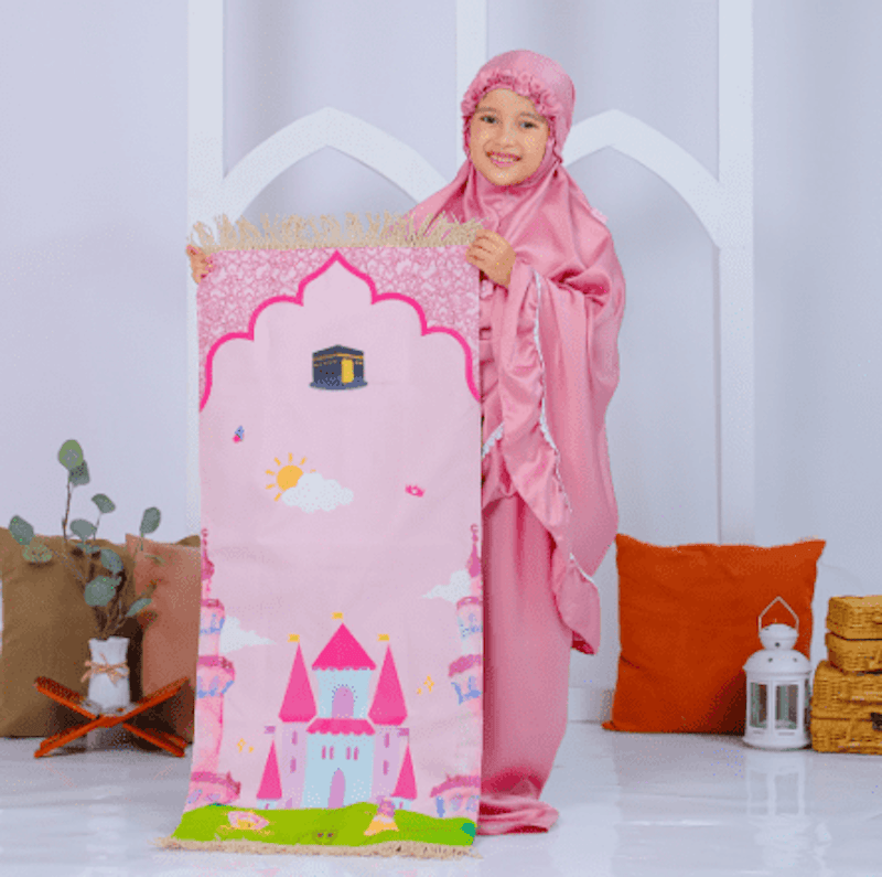 Sajadah Anak Print Anti Slip 4