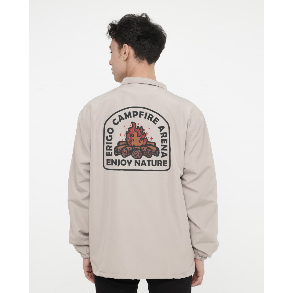 ERIGO Coach Jacket DTF Series Campfire Club Khaki