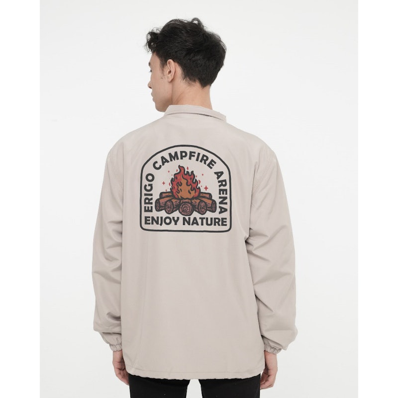 ERIGO Coach Jacket DTF Series Campfire Club Khaki 1