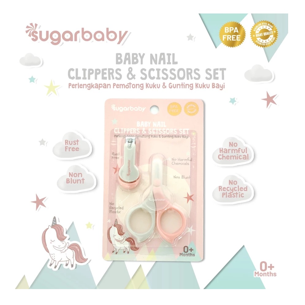 Sugarbaby 2in1 Baby Nail Clippers & Scissors Set 