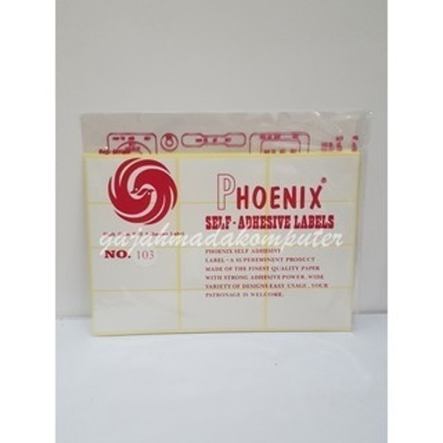 Self Adhesive Labels  ｜ No. 103