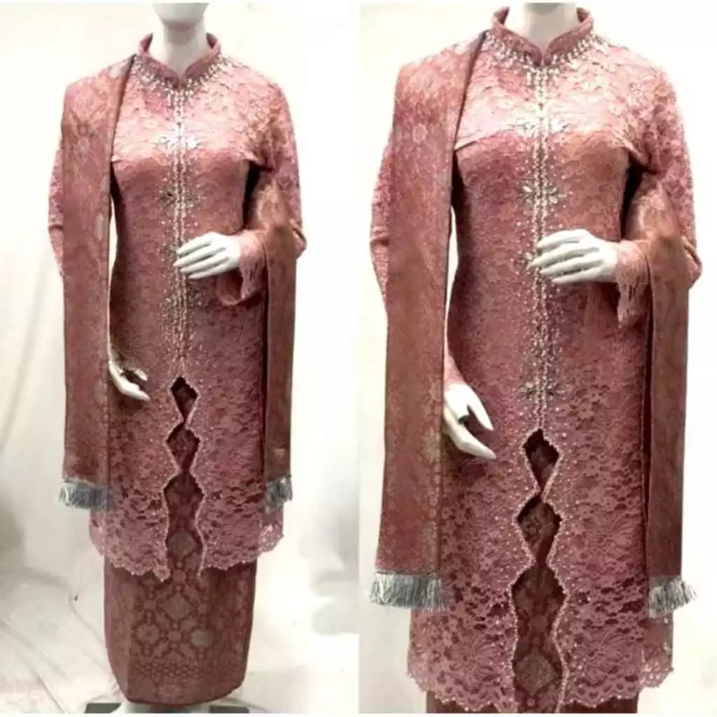  Haghia Busana Set Kebaya Brukat Payet Yura