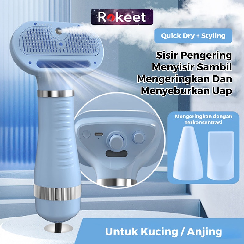Rokeet 2-In-1 Pet Grooming Hair Dryer 5