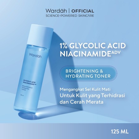 Paragon Technology and Innovation Wardah Glycolic Acid Niacinamide ADV Brightening Hydrating Toner