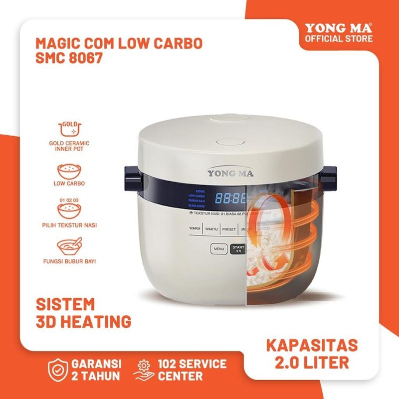 YONG MA Magic Com Low Carbo 4