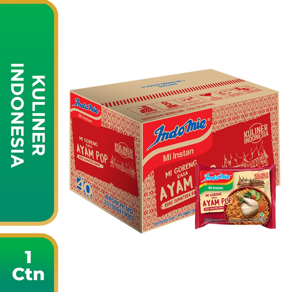 Indofood Indomie Mie Goreng Ayam Pop