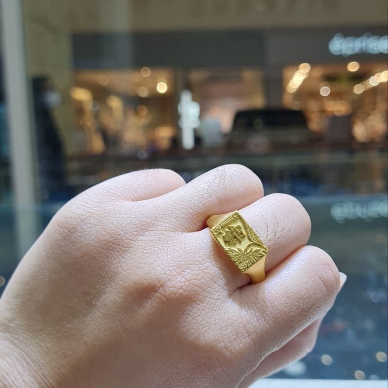 Diamond Jewelry Cincin Mas Laki 24K 4