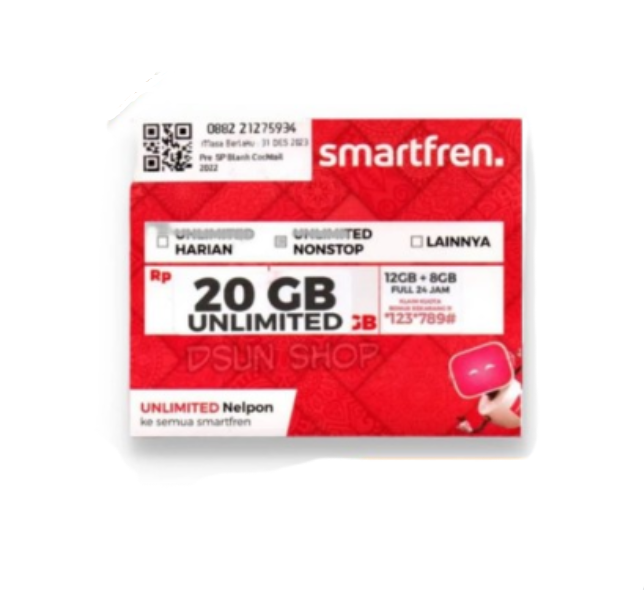 Smartfren Unlimited Nonstop 20GB