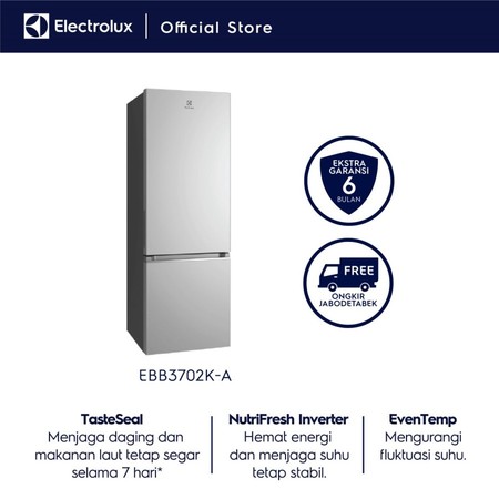 Electrolux Electrolux Kulkas Freezer Bawah UltimateTaste 300 335L EBB3702K-A