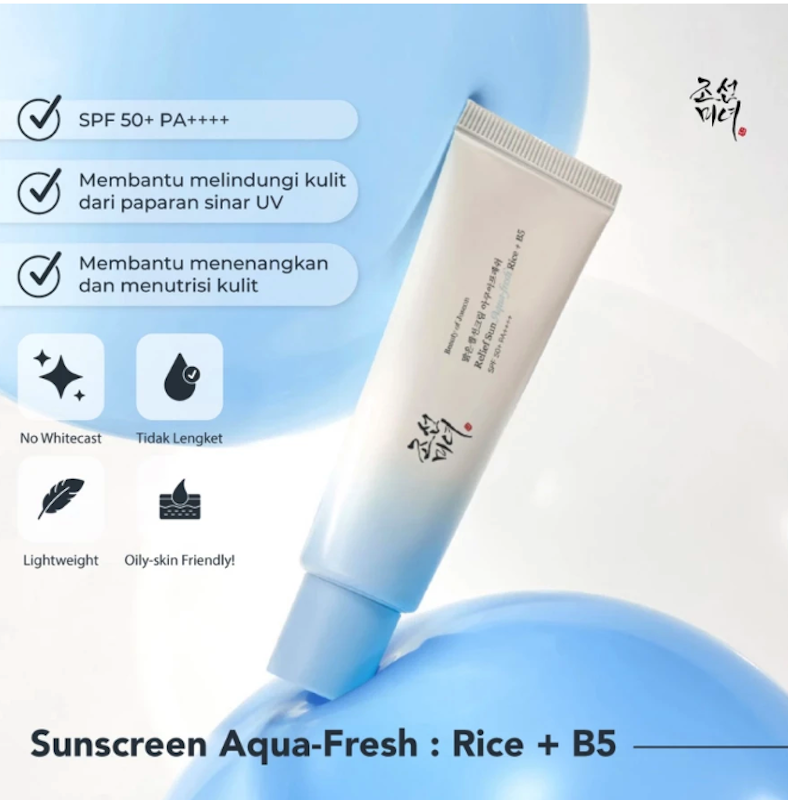 Beauty of Joseon Sunscreen Aqua-Fresh : Rice + B5 2
