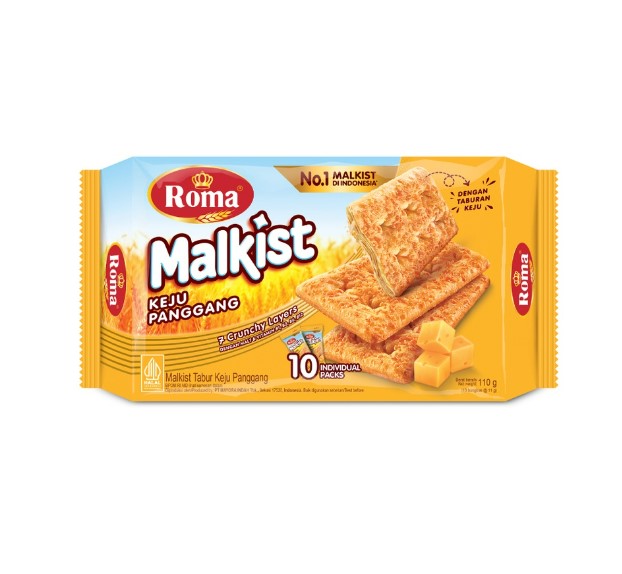 Roma Malkist Keju Panggang