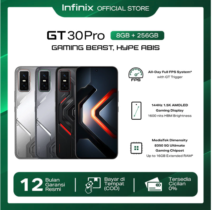 Tecno Telecom Infinix GT 30 Pro