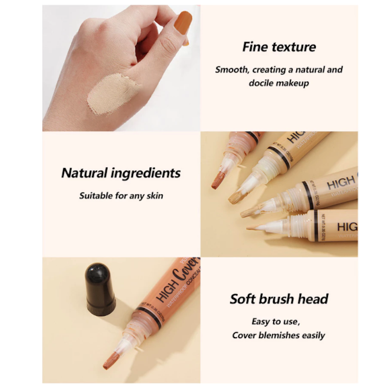 SANIYE High Coverage Liquid Concealer Warm Ivory 4