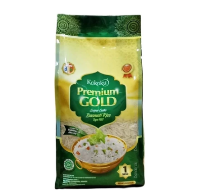 Kokoku Beras Basmati Premium Gold