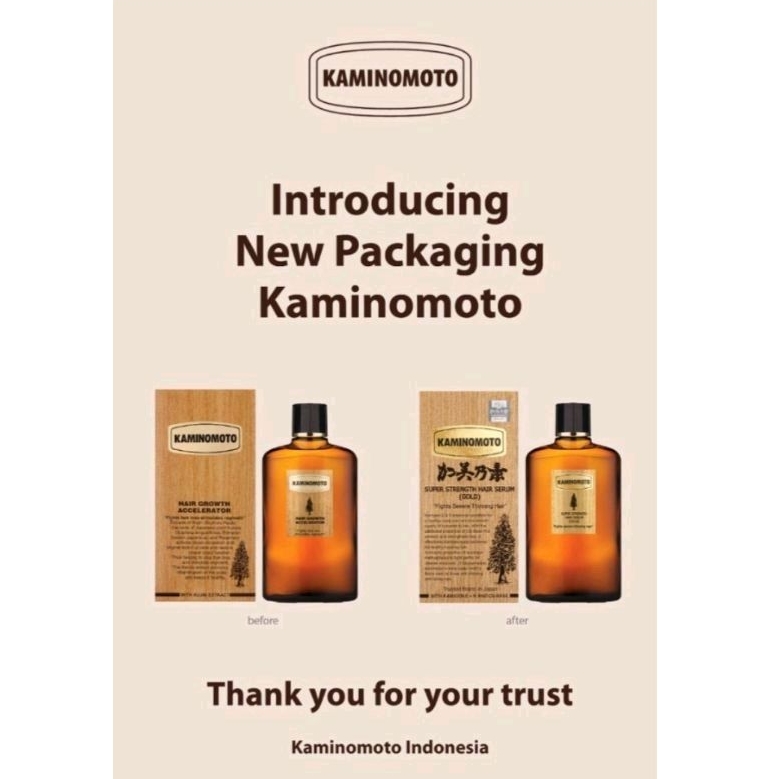 Best Brilliant Indonesia Kaminomoto Hair Tonic Gold