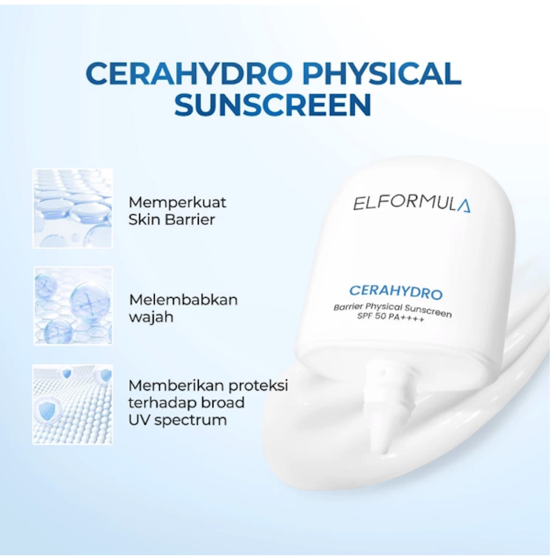 ELFORMULA CeraHydro Barrier Physical Sunscreen SPF 50 PA++++ 3