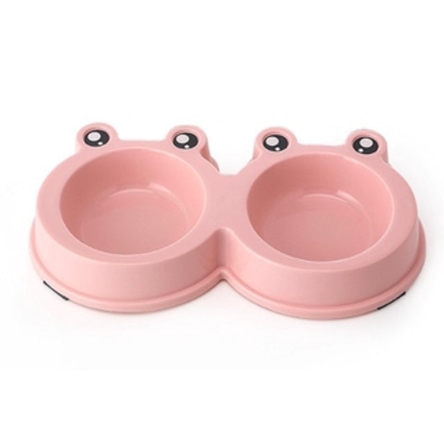  Mangkuk makan bentuk kodok 2 sekat