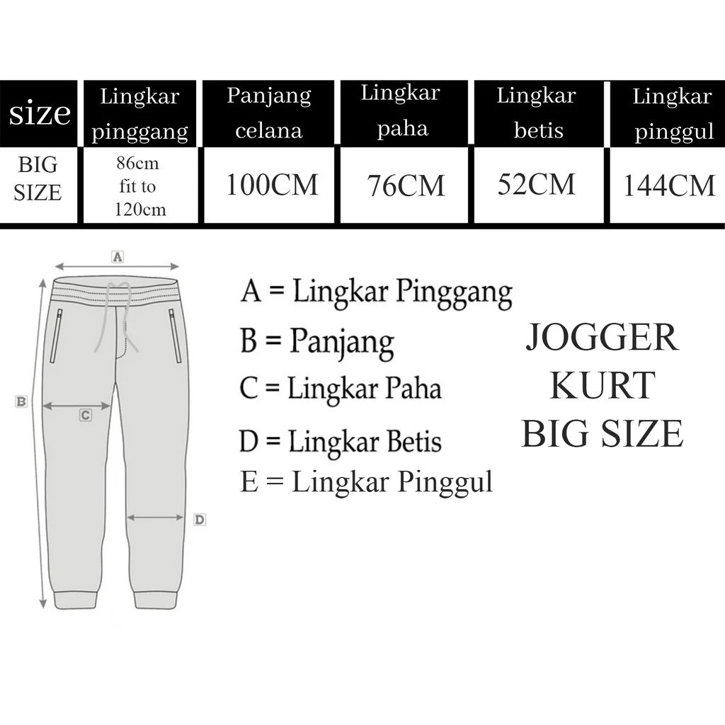  Okechuku Kurt Jumbo Celana Pria
