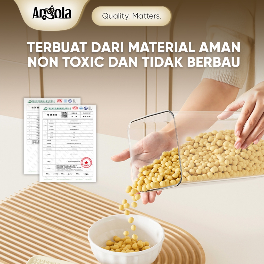  ANGOLA Toples Makanan Plastik  E17, E18, E19, E25, E26, E27 