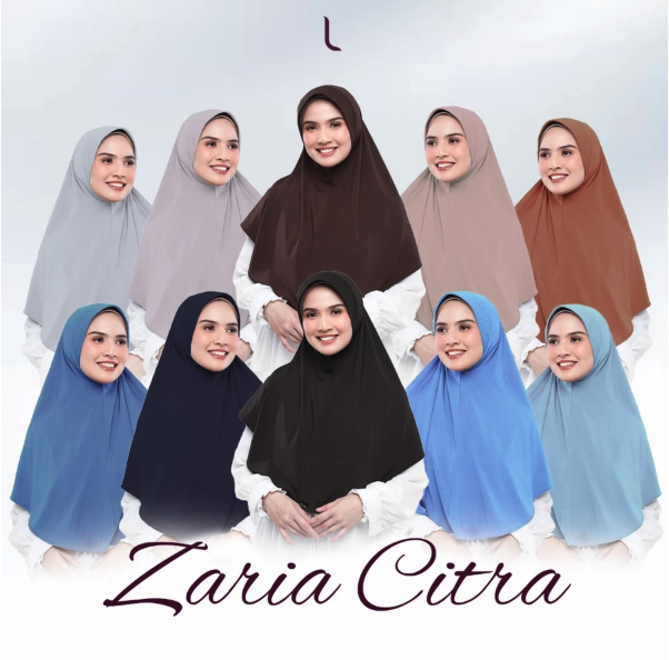 Bersama Zatta Jaya Elzatta Bergo Polos Zaria Citra