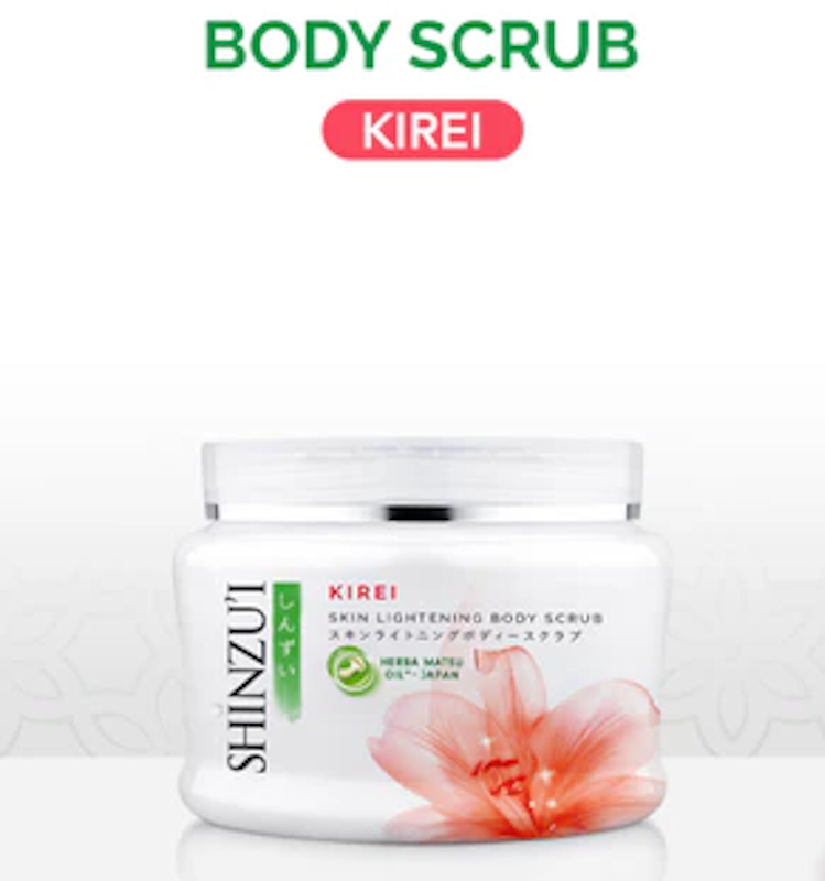 Shinzui Skin Lightening Body Scrub Kirei 200gr 2