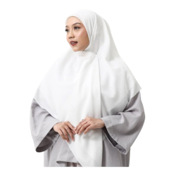Umama Kerudung Polos Emboss Daily Monogram