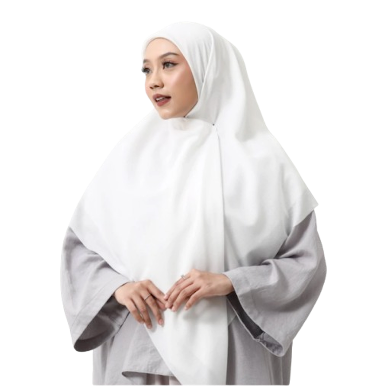 Umama Kerudung Polos Emboss Daily Monogram 1