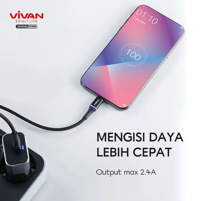 Vivan USB-A to Micro Cable 2