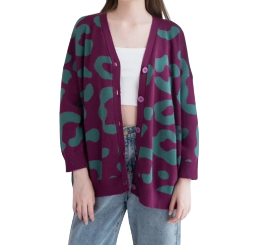 Alln Knitwear Zalova Cardigan Rajut Oversize