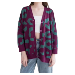 Alln Knitwear Zalova Cardigan Rajut Oversize