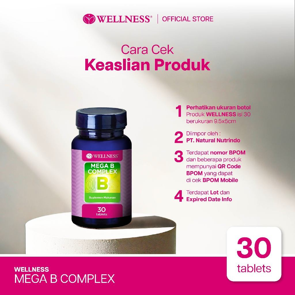 Natural Nutrindo Wellness Mega B Complex