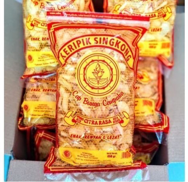 Keripik Singkong Cap Bunga Cempaka
