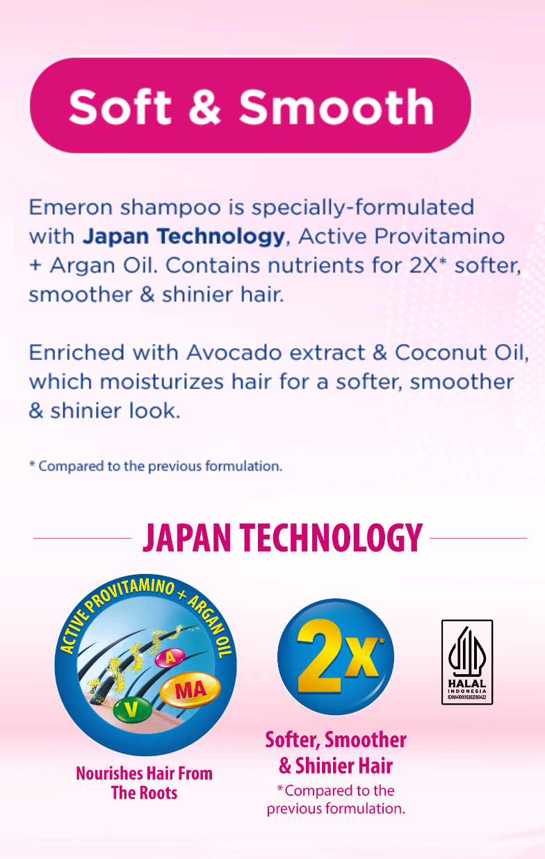 Sayap Mas Utama Emeron Shampoo Soft & Smooth